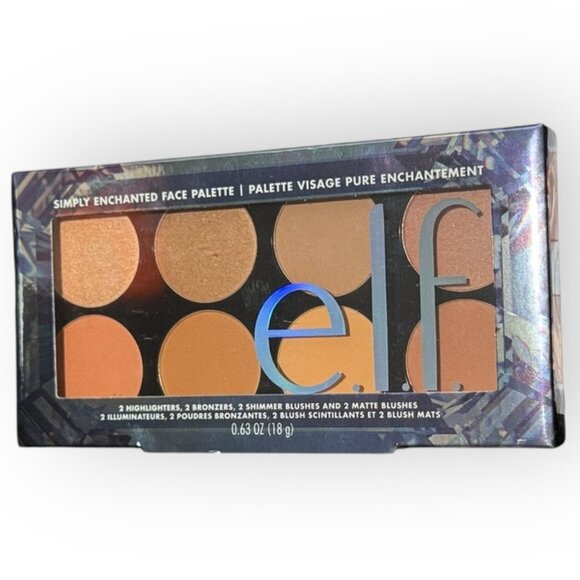New E.L.F. SIMPLY ENCHANTED FACE PALETTE Highlight, Bronzer, blushes - Picture 1 of 5